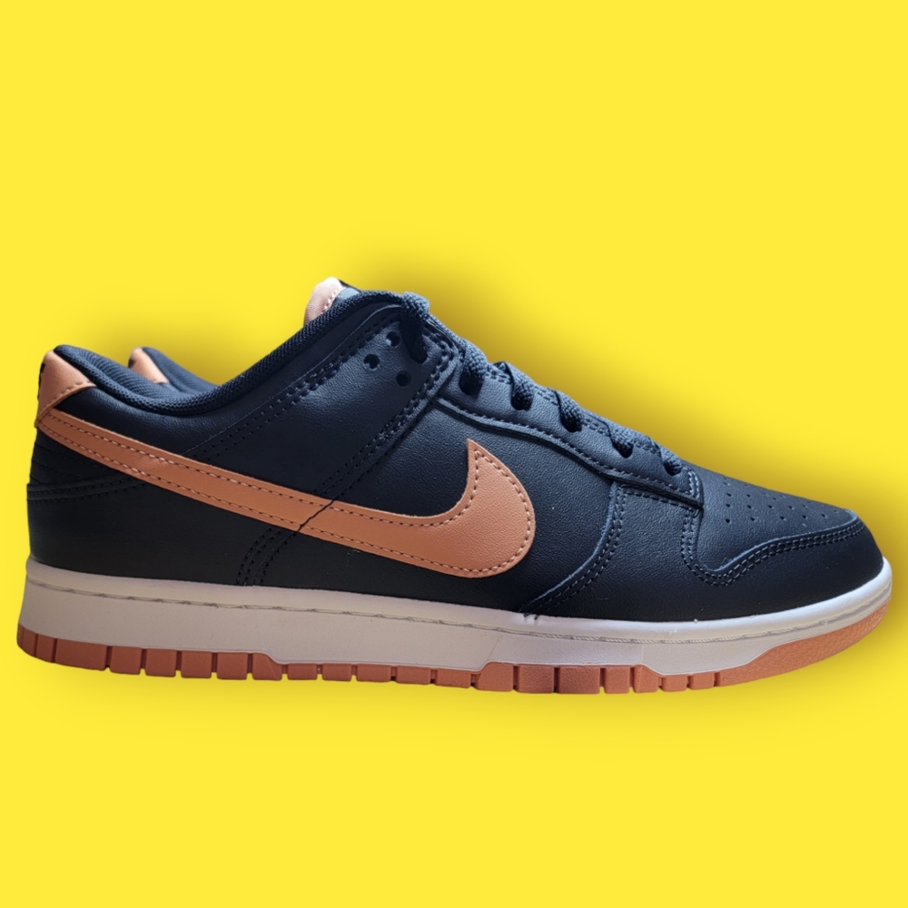 Nike Dunk Low Black Amber Brown